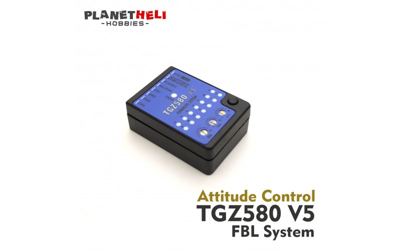 TGZ580 V5 Gyro Flybarless Attitude Control Smart Flight System For RC Helicopter